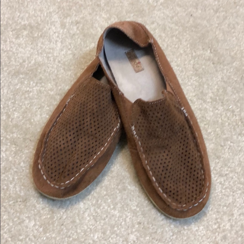 Olukai suede slip on